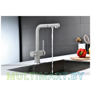 Смеситель Paulmark Serpentine Se213222-GR (серый) картинка 4